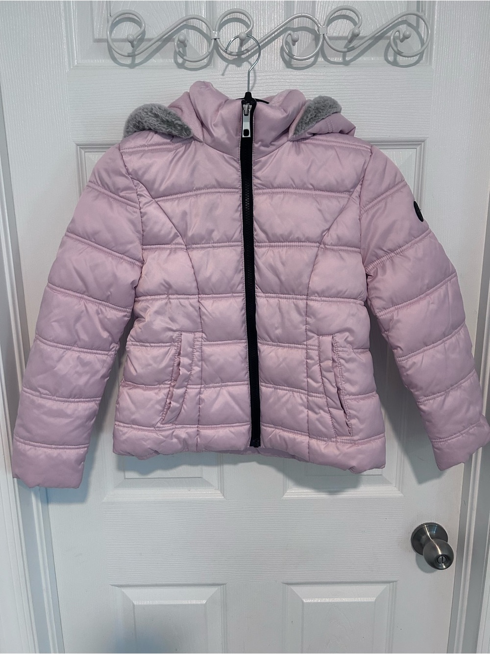 SAGE Collective Light Pink Puffer Jacket - Size S